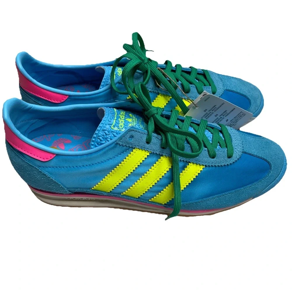 NEW Adidas Women's SL 72 OG W Sky Rush Yellow Sneakers 8 - Picture 7 of 10